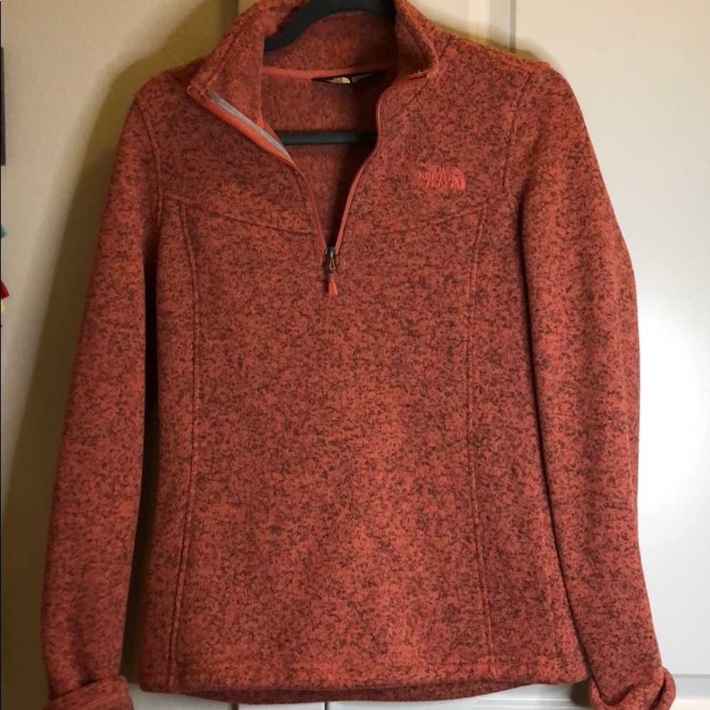North Face Quarter Zip Fleece Pullover